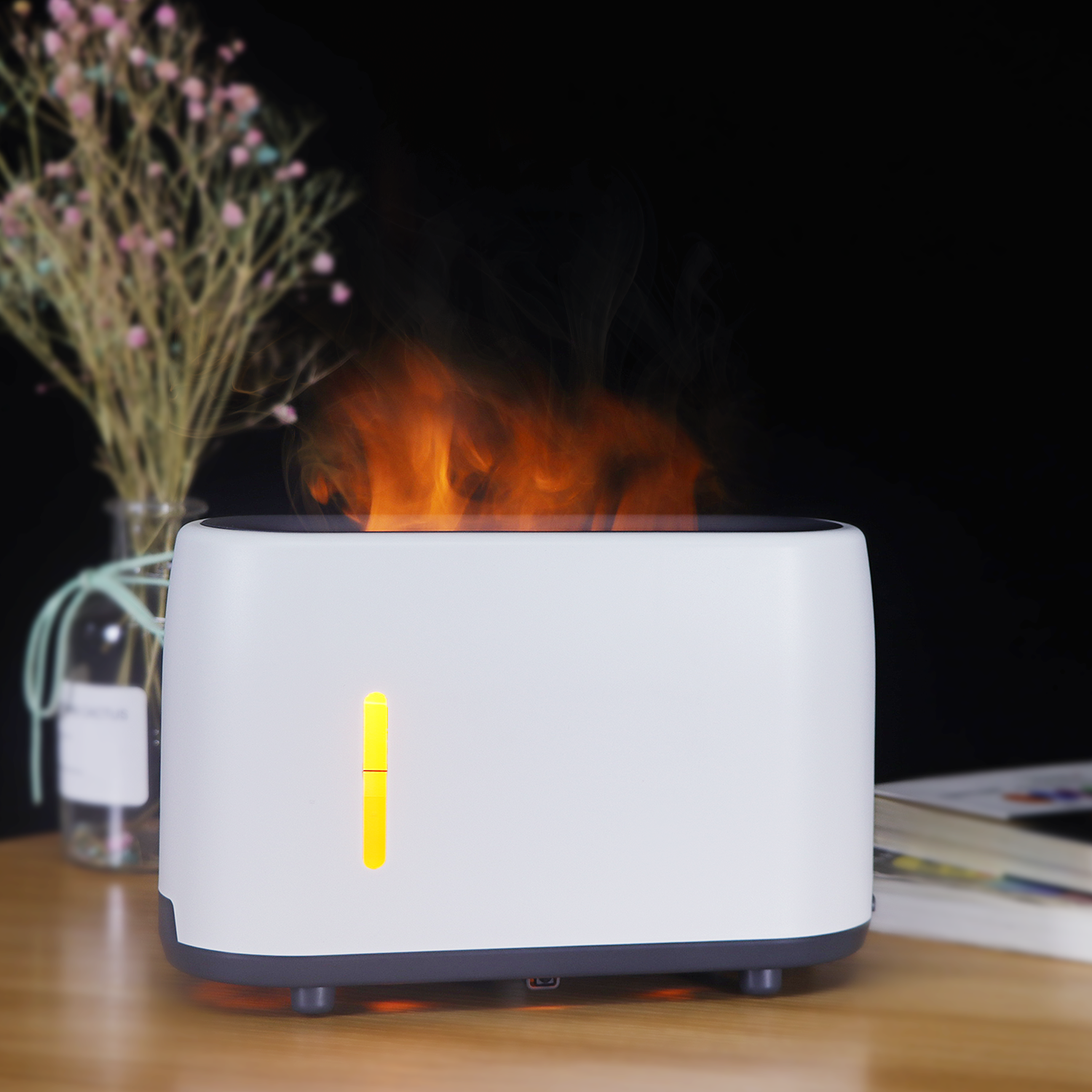 200ml Wireless Flame Aroma Diffuser for Desktop